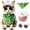 Light Green, variant on 2PCS Dual-Layer Design Patriotic Dog Bandanas Outfit,Large Summer Triangle Reversible Memorial Day Independence Day American Flag 4th of July Scarf for Big Boy and Girl Dogs Red White Blue