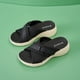 thumbnail image 4 of Suela Gruesa Sandalias Playa Informales para Mujer Correa Cruzada Con Punta Abierta Verano, 4 of 9