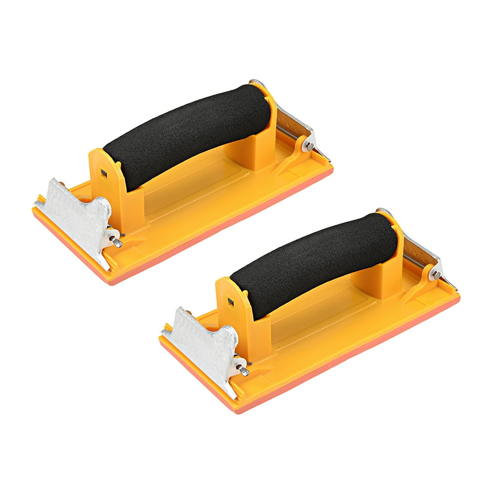 Sander Block 7 x 3.5 inch Sandpaper Sheet Holder Hand Tool with Plastic