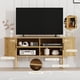 thumbnail image 5 of Yeshouse Mueble para TV de 120 cm con puertas corredizas y almacenamiento, consola multimedia de madera para televisores de hasta 203 cm, ideal para sala, dormitorio y pasillo, 5 of 7