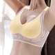 thumbnail image 2 of Brasieres de Mujer Sujetador de Mujer con Hebilla Frontal y Borde de Encaje sin Aro de Acero, Ajuste sin Costuras, Ideal para Yoga y Dormir, Talla Grande Grande, 2 of 4