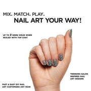 Salon Perfect Nail Art Sticker Kit, Celestial Charms, 1 Sheet