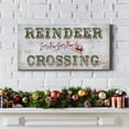 thumbnail image 5 of Reindeer Crossing Type Premium Gallery Wrapped Canvas - Ready to Hang, 5 of 9