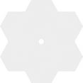 thumbnail image 4 of 18"OD x 1"ID x 6 1/4"C x 1"P Daisy Architectural Grade PVC Contemporary Ceiling Medallion, 4 of 11