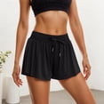 thumbnail image 3 of Athletic Running Shorts for Women Summer Casual Elastic Waist Slim Fit Flowy Workout Gym Tennis Skorts with Pockets, 3 of 7