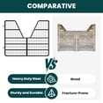 thumbnail image 6 of Horse Stall Door Guards, Heavy Duty Yoke Design Stall Gates for Horses & Horse Barns - Essential Horse Stall Accessories & Horse Stall Guard, 6 of 8