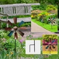 thumbnail image 3 of ABODELINE 26 Inch Wind Spinners with Garden Stake, Rainbow Metal Windmill Decorations, Swivel Outdoor Wind Sculpture, Wind Catcher for Yard Art, Lawn, Garden Decor, Gifts, 3 of 6