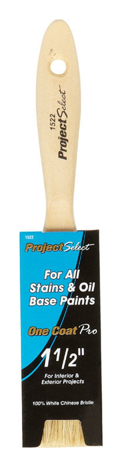 Linzer  Project Select  1-1/2 in. W Flat  Paint Brush