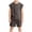 E149-Brown, variant on hengsof Girls Solid Sleeveless Tank Top Set, Crewneck Top Elastic Waist Shorts Summer Active Two Piece Outfit for 1-8 Years