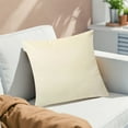 thumbnail image 4 of Suede Decorative Throw Pillow Covers 20x20 Inches - Pillow Shams & Cushion Covers for Sofa, Bed, Chair Home Decor, Soft Pillowcase for Living Room & Bedroom, 4 of 4