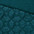 thumbnail image 5 of Madison Park Harper 3 Piece Velvet Quilt Set in Teal, 5 of 5