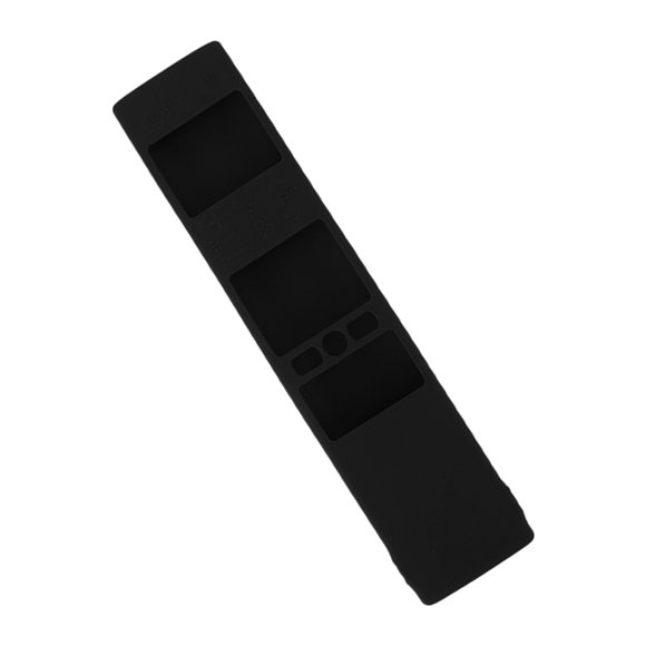 Remote Protective Cover, Remote Control Protective Case Silica Gel Precise Cutouts For Bedroom Black