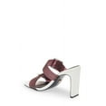 thumbnail image 3 of Cecelia New York Vicki Black/White Slip On Open Toe Block Heel Fashion Sandals (Black White, 11), 3 of 5