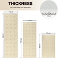 thumbnail image 4 of Beige Celestial Pattern Kitchen Rugs Sets Of 3,Kitchen Runner Rugs Non Skid Washable,Decorative Kitchen Floor Mats for Kitchen,Sink,Laundry,17"x30"+ 17"x47" + 17"x59", 4 of 6