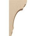 thumbnail image 3 of 12"W x 12"D x 24"H Wide Hughes Rough Cedar Woodgrain TimberThane Corbel, Primed Tan, 3 of 6