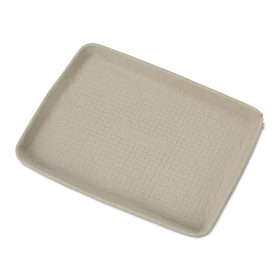 StrongHolder Molded Fiber Food Trays HUH20815 250/pk, Beige