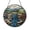 Acrylic 3.5 Inch, variant on Round Waterfall Suncatcher, Stained Glass Look Stone Well Window Art for Peaceful Home and Garden Decor