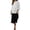 A1 White, variant on 2 Piece Outfits for Women Summer Cotton Linen Casual Matching Set 3/4 Sleeve Embroidered Tops Capri Pants Linen Clothes Matching Set Women Light Pink L