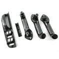 thumbnail image 3 of Paquete de 5 cubiertas para manija de puerta de coche, bisel para interruptor de ventana para VW Jetta Golf MK4 Fibra de carbon, 3 of 6