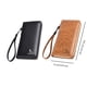 thumbnail image 4 of Sonducket Cartera larga con cremallera para hombre, bolsa de crédito, monedero, tarjetero, Vertical, antirrobo, gran capacidad para ama de Carteras Negro, 4 of 6