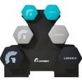thumbnail image 4 of Set Pesa Mancuernas Hexagonales Centurfit 3 LB 5LB Y 8 Lb Pesas Fitness, 4 of 4