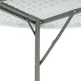 thumbnail image 5 of 48inch Round Folding Table Outdoor Folding Utility Table White, 5 of 10