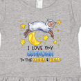 thumbnail image 4 of Inktastic I Love My Grandma to the Moon and Back Cute Sheep Girls Toddler Dress, 4 of 5