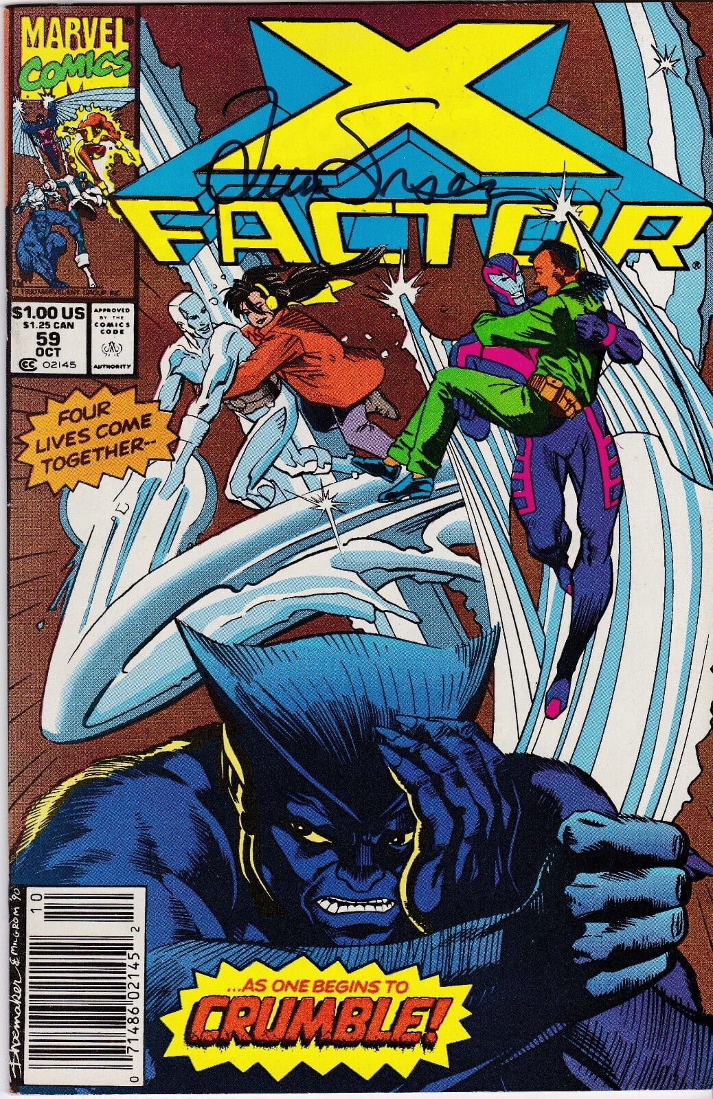 X-Factor #59 Signed by Louise Simonson