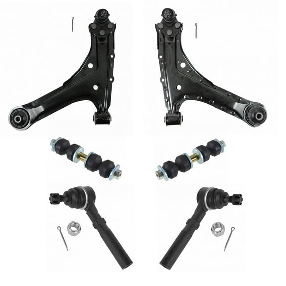 Front Control Arm Ball Joint Sway Bar Link Tie Rod Steering Suspension Kit 6pc PSA65422
