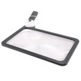 thumbnail image 3 of Full-Page 5X Magnifying Glass for Reading, Folding Lighted Magnifier with 48 LED Lights, Rectangular, 3 of 5