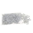thumbnail image 2 of 500x Half Round Pearl Beads Embellishment for Jewelry Making Craft Grey 8mm, 2 of 7