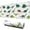 White Dinosaurs Silhouette-1, variant on Long Mouse Pads for Desk,White Dinosaurs Silhouette Pattern Desk Mats on Top Of Desks, Desk Mouse Pad Extra Large with 3mm Non-Slip Base and Stitched Edge for Gaming,Office,Work,Home 31.5"x11.8"