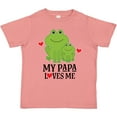 thumbnail image 3 of Inktastic My Papa Loves Me Boys Frog Boys Toddler T-Shirt, 3 of 5