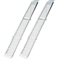 thumbnail image 2 of 2-Pack 6FT Tri-Fold Steel Loading Ramps- 1000LB Capacity Heavy Duty Folding ATV/Motorcycle Ramps for Trucks & Trailers,9" Anti-Slip Surface,Easy Assembly,Silver, 2 of 6