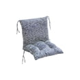 thumbnail image 2 of Secfreeship High Back Chair Cushion 15.74x15.74 Inch, All-Weather Rainproof Cushion with Straps, Indoor Outdoor Rocking Chair Pad for Patio,Blue, 2 of 6