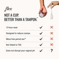 thumbnail image 6 of Flex Period Discs, One-Time-Use Menstrual Discs, Body-Safe & Non-Toxic, 12-Hour Wear, 6 Count, 6 of 8