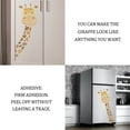 thumbnail image 4 of KAHSHEEN Giraffe Kids Wall Decals - Jungle Animal Wall Stickers, Funny Cartoon Cute Wall Decal, Peeking Giraffe Print Window Wall Decor, DIY Wall Decals for Baby Nursery Playroom Bedroom Classroom, 4 of 8