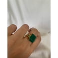 thumbnail image 3 of Carillon Green Onyx Ring, Gemstone Cluster 8.75 ct 925 Sterling Silver Ring for Women, Ring Size : 9, 3 of 4