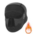 thumbnail image 2 of UTSJKR Men Sports Special Windproof Cold Resistant Head Cover, Elastic Warm Material, Cycling Skiing Outdoor Activity Integrated Neck Warmer Cap Gray, 2 of 6