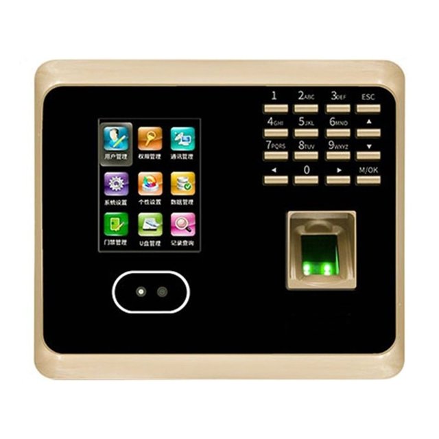 100plus Système de Reconnaissance Biométrique par Empreinte Digitale et Affichage du Temps avec Horloge de Clavier, Calculs Précis