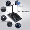thumbnail image 2 of Support de Jeu Vertical 6 en 1 Ventilateur de Refroidissement Multifonction Support de Charge pour Manette pour PS4/PS4 Slim/PS4 Pro, 2 of 5