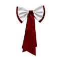 thumbnail image 2 of yotijay Detachable Satin Bow Elegant Fashion Detachable Bow for Outfit Parties Dress Red White, 2 of 9