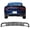 Unpainted, variant on Ikon Motorsports Compatible with 15-23 Dodge Charger V2 Style Rear Diffuser Bumper Lip Gloss Black - PP