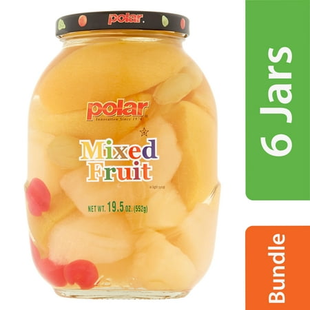 (6 Pack) MW Polar Mixed Fruit in Light Syrup, 19.5 oz
