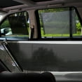 thumbnail image 2 of 2pcs Car Sunshade Curtain Retractable Front/Back Windshield Sun Block Cover Windscreen Sunscreen Cars Accessories Gray 50*125, 2 of 9
