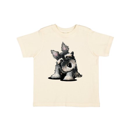 

Inktastic Curious Schnauzer Gift Toddler Boy or Toddler Girl T-Shirt