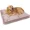 Mauve, variant on Sherry Kline Rectangle Double Sided Reversible Velvet Bed for Small Dogs and Cats - 26”X18”X 3", Medium Or Large Dogs, with Removable & Washable Cover (Tan Color)