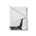 thumbnail image 2 of Scottie Dog Soft Flannel Fleece Throw Blanket, Hand-drawn Brush Stroked Illustration of Scottish Terrier, Cozy Plush for Indoor and Outdoor Use, 50" x 60", Charcoal Grey and White, by Ambesonne, 2 of 6