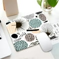 thumbnail image 2 of Rectangle Mouse Pad Palm Branch Trendy,Monstera Leaf Premium-Textured Mouse Mat Design,Washable Mousepads Lycra Cloth,Non-Slip Rubber Base Computer Mousepad Personalized for Wireless Mouse, 2 of 5