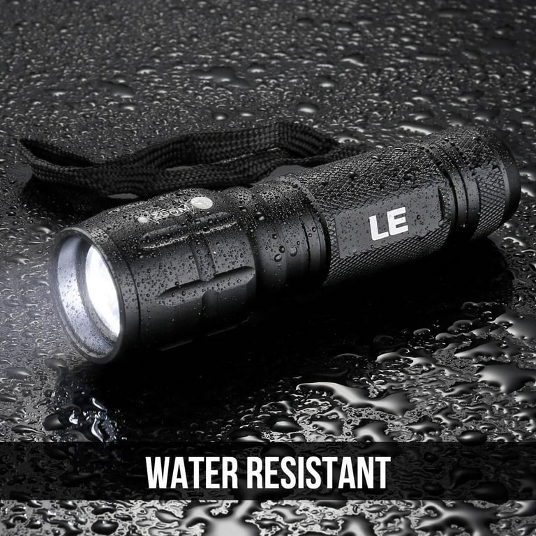 LE Tactical Flashlight with Batteries, LE1000 High Lumens,Suitable for  Outdoor Hurricane Emergency